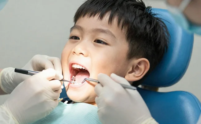 Điều trị nha khoa trẻ em tại Kim Môn